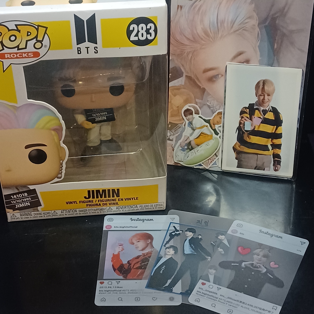 BTS Jimin Funko Pop with Photocards